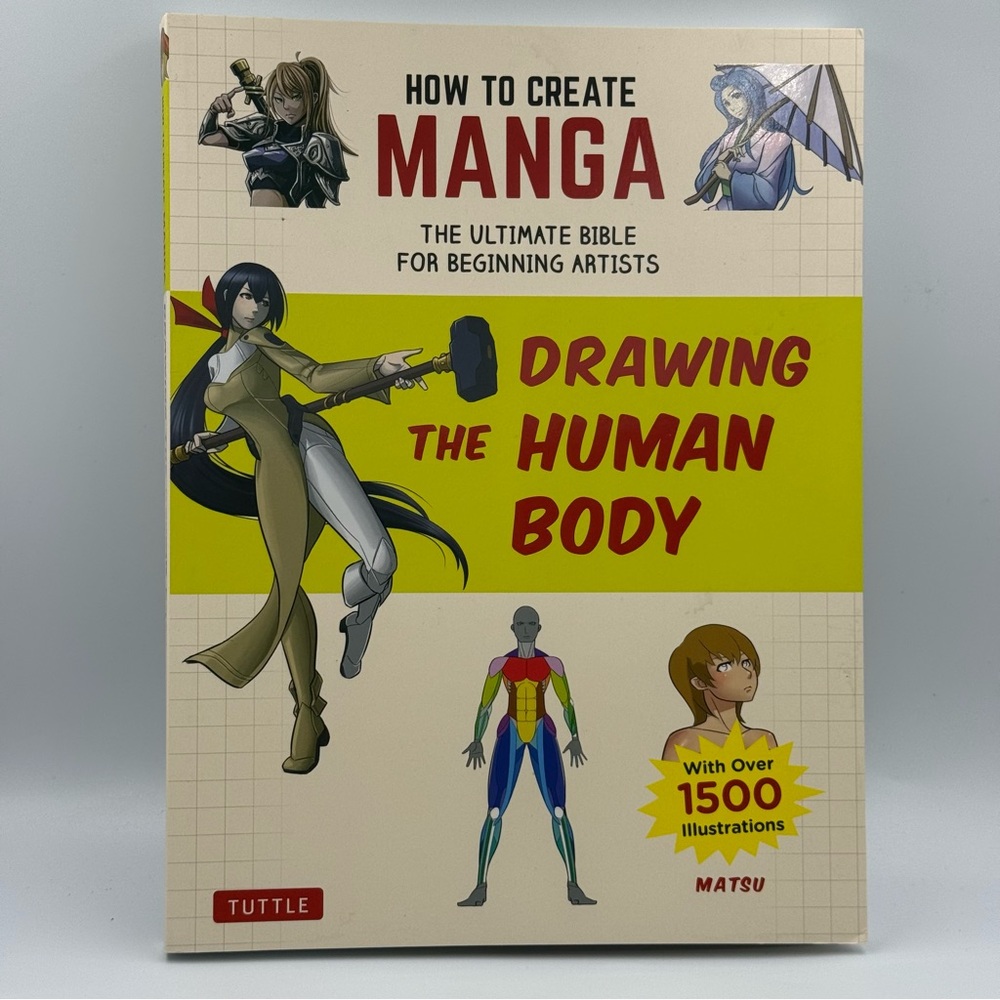 Tuttle How to Create Manga Drawing The Human Body For Beginners Book